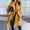 Khaki, variant on AOOCHASLIY Women's Winter Coat Clothes Womens Lapel Woolen Cloth Coat Trench Jacket Long Overcoat Outwear