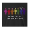 thumbnail image 2 of 9 Crowns Tees Men's Women's LGBTQ Be You T-Shirt, 2 of 5