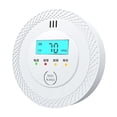 thumbnail image 2 of Sensor de CO detector de alarma de monóxido de carbono pantalla LCD alimentada por batería para el hogar, 2 of 8