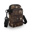 thumbnail image 3 of HELLHERO Underarm Shoulder Bag Polyester with Adjustable Strap Skull and Skull Pottery Jar Pattern for Daily Use Adult, 3 of 7