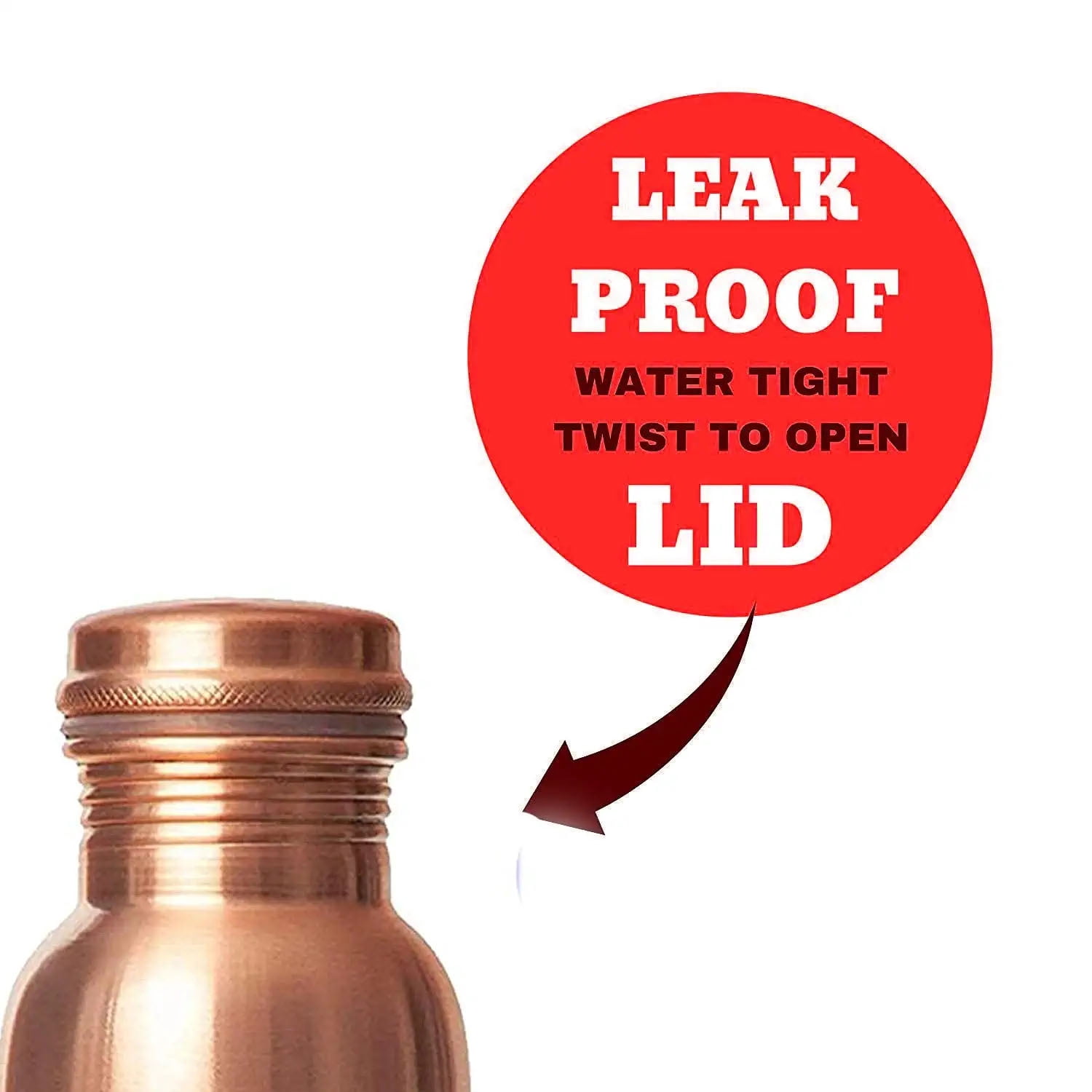 AYURVEDA 100% Pure COPPER 1000ML Peacock Printed Matte Coated Pure Copper Water Bottle 2 Set