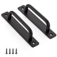 thumbnail image 1 of HLONK 2Pcs Black Door Pull Handles Aluminium Alloy Sliding Pull Gate Shed Handles, 1 of 9