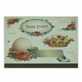 thumbnail image 1 of Easter Cutting Board, Romantic Flower Filled Basket with Eggs Vintage Design Inspiration Nostalgic Pattern, Decorative Tempered Glass Cutting and Serving Board, Small Size, Multicolor, by Ambesonne, 1 of 1