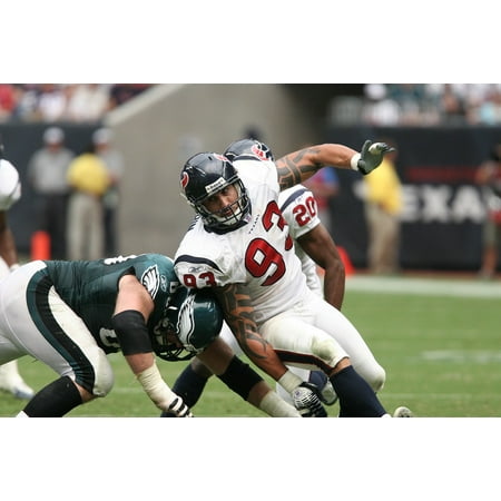 Laminated Poster Player Professional Football Defensive Tackle Poster Print 11 x