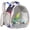 Blue, variant on Galaxy Pink Small Bird Travel Backpack Carrier with Metal Tray and Rope Perch, Clear Bubble Window Space Capsule Book Bag to Carry and Transport Parakeet Parrot