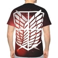 thumbnail image 7 of Attack On Titan Men's Short-Sleeve T-Shirt Summer Casual Tee Top Breathable Crewneck T-Shirt Xx-Large, 7 of 7