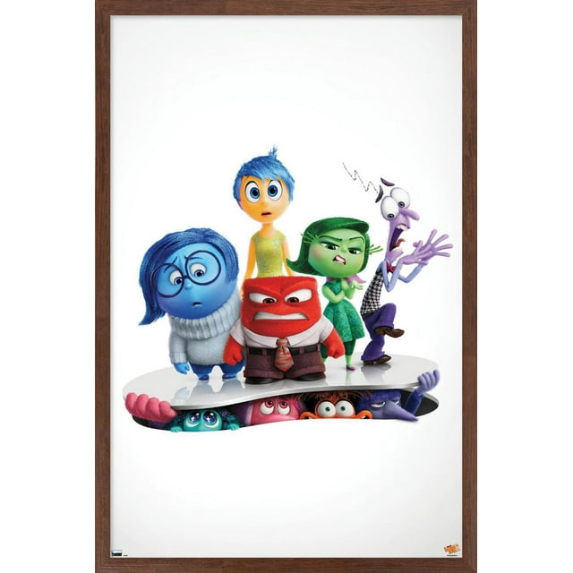 Disney Inside Out 2 - One Sheet Wall Poster, 14.725" x 22.375" Framed
