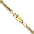 thumbnail image 2 of Diamond2Deal 10K Yellow Gold 3mm Diamond-Cut Quadruple Rope Chain Necklace for Women 20", 2 of 6