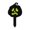 B002- Style B, variant on Outdoor Halloween Decor, Spooky Halloween Decorations 2D Acrylic Scary Face Pumpkin Yard Stake, Designed for Patio Lawns, Garden Borders, Halloween Haunted House Exterior Displays