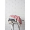 thumbnail image 2 of French Blue Herringbone Chevron Throw, 2 of 6