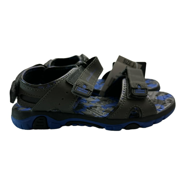 Eddie Bauer Boy s Adjustable Strap Jordan River Sandal Blue Camo 3