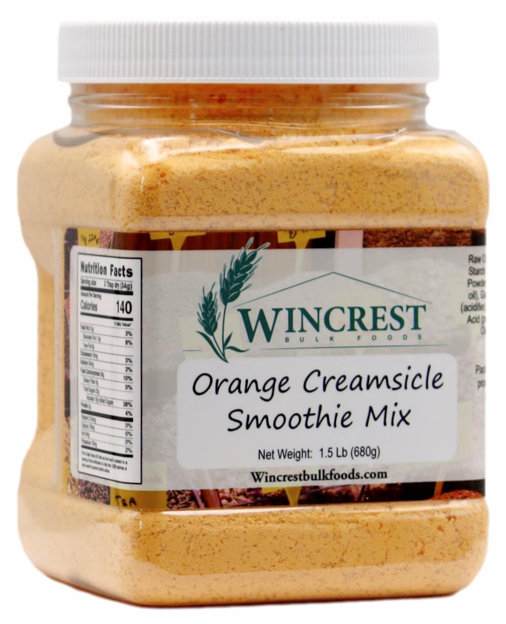 WinCrest Orange Creamsicle Smoothie Mix 1.5 Lb Tub