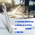thumbnail image 6 of Pressure Washer Nozzle Repairing Nozzle Long Range Nozzle Tip Stainless Steel Texture Suitable for Efficient Cleaning, 6 of 10