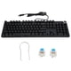 thumbnail image 1 of BAJEAL 902 Teclado mecánico de 104 teclas Teclado para juegos con cable USB Accesorio de computadora, 1 of 14