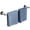 silver, variant on ULIBERMAGNET Magnetic Towel Holder, 1 Set Magnetic Towel Bar Holder with Adjustable Length, Matte Black Non-Slip Magnetic Towel Rod Rack for Refrigerator, Dishwasher, Laundry, Kitchen Stove