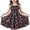 Pink, variant on Edvintorg Cute Dresses for Girls Fashion Printed Ruffle Casual Princess Floral Dress Sleeveless A Line Sundress Size 2-8