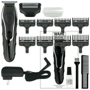 Wahl Commando Cordless Rechargeable Manscaper Wet/Dry Trimmer - Body Groomer for Men, Black 3024497