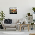 thumbnail image 2 of Modern Rolling Hills Countryside Landscape Painting Luster Gray Framed Art Print Wall Art, 2 of 6