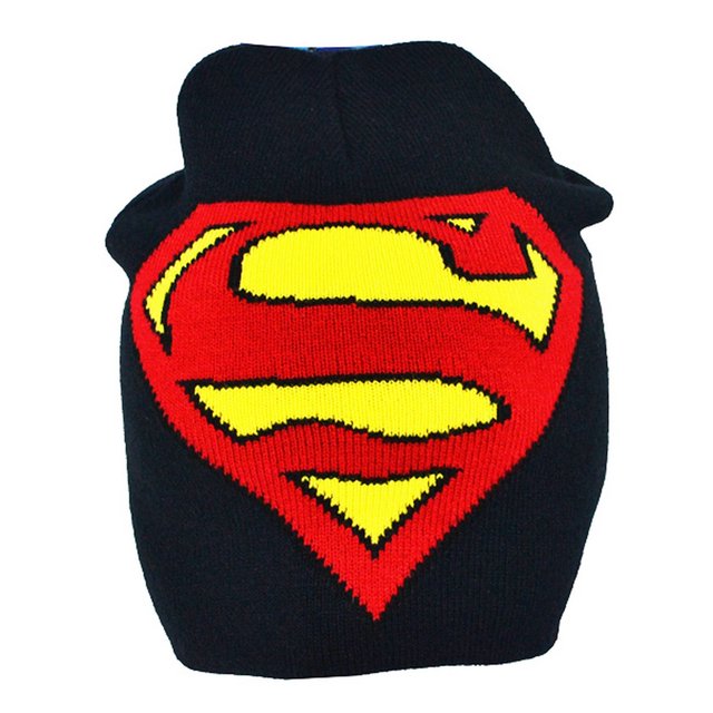 Superman Tuque à Logo Officiel pour Enfants/garçons à Revers