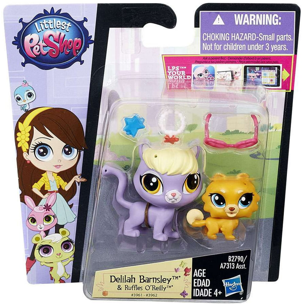 Littlest Pet Shop Pet Pawsabilities Delilah Barnsley and Ruffles O