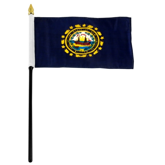 New Hampshire flag 4 x 6 inch