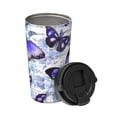 thumbnail image 2 of Goofa Butterflies for Insulated Travel Coffee Mug Spill Proof Leak Proof 16 OZCoffee Tumbler Reusable Coffee Cups with Lids Thermos for Hot and Cold Drink, 2 of 8