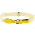 thumbnail image 1 of Kids Elastic Adjustable Belt with Leather Closure - Banana Yellow, 1 of 4