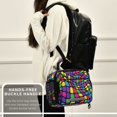 thumbnail image 6 of FORMRS Student Insulated Lunch Bag with Shoulder Strap Reusable Cooler Box for School, Colorful Psychedelic, 6 of 9