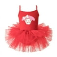 thumbnail image 3 of Vestido sin mangas de verano para niñas, de Anime Kawaii, Hello Kitty, Kuromi, My Melody, de Sanrios, princesa, ballet, falda de malla brillante y esponjosa, 3 of 5