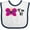White and Navy, variant on Inktastic 2nd Birthday I'm Two Girls Butterfly Girls Baby Bib