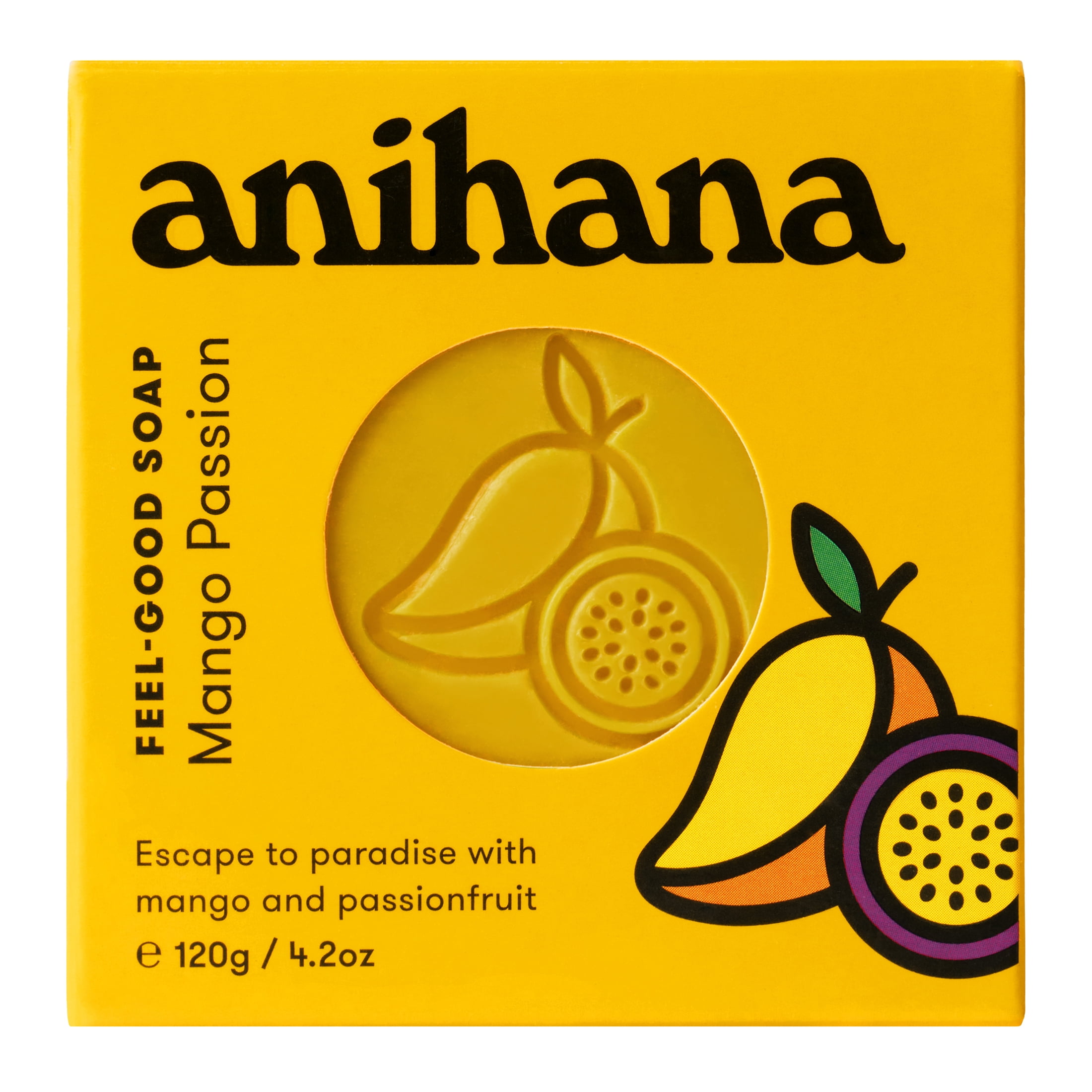 Anihana Feel-Good Soap Mango Passion for All Skin Types 4.2oz