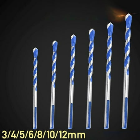 

(5mm)1PCS Blue 3mm to12mm Multifunctional High Quality Drill Bit Twist Spade Drill