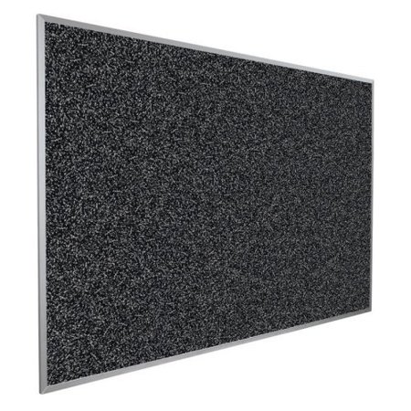 best-rite rubber-tak tackboards, alum trim, 2 x 3 feet, black (321ab-96)