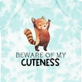 thumbnail image 4 of Inktastic Beware of My Cuteness Cute Red Panda Boys or Girls Baby Bodysuit, 4 of 5