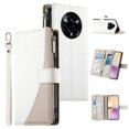 thumbnail image 4 of Funda cartera GANGXUN para Realme 14 Pro Plus , cuero PU con tarjetero, cremallera, correa de mano, soporte y protección 1239°, 4 of 6