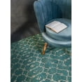thumbnail image 6 of Furnish My Place Outdoor Collection Geometric Area Rug - 5 ft. 3 in. x 7 ft. 6 in. Ocean, Bohemian Rug for Living Room, Garden, Water Proof Carpet, 6 of 7