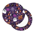 thumbnail image 2 of Balery Halloween Sweet Candy Velvet Round Bar Chair Cushion Cover Adjustable, Protects From Scratches And Stains, Soft & Washable Ideal For Wooden And Metal Stools - 14 Inch, 2 of 7