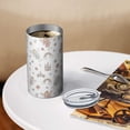 thumbnail image 3 of 20oz Coffee Tumblers White Fairy Castle Pattern Stainless Steel Vacuum Insulated Travel Tumbler Coffee Cups Mug with Lid and Straw with Cleaning Brush for Cold & Hot Drinks, 3 of 5