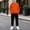 Orange, variant on Orange Kids Tracksuit Set - Hoodie & Jogger Pants, Long Sleeve Pullover for Boys Girls,Size 1-2 T