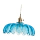 thumbnail image 2 of Lámpara Colgante de Flores, Pantalla de Lámpara Colgante de Flores, Iluminación Nórdica para Cafetería, Tienda de Ropa Sin Fuente de Luz , 25cm y azul, 2 of 9
