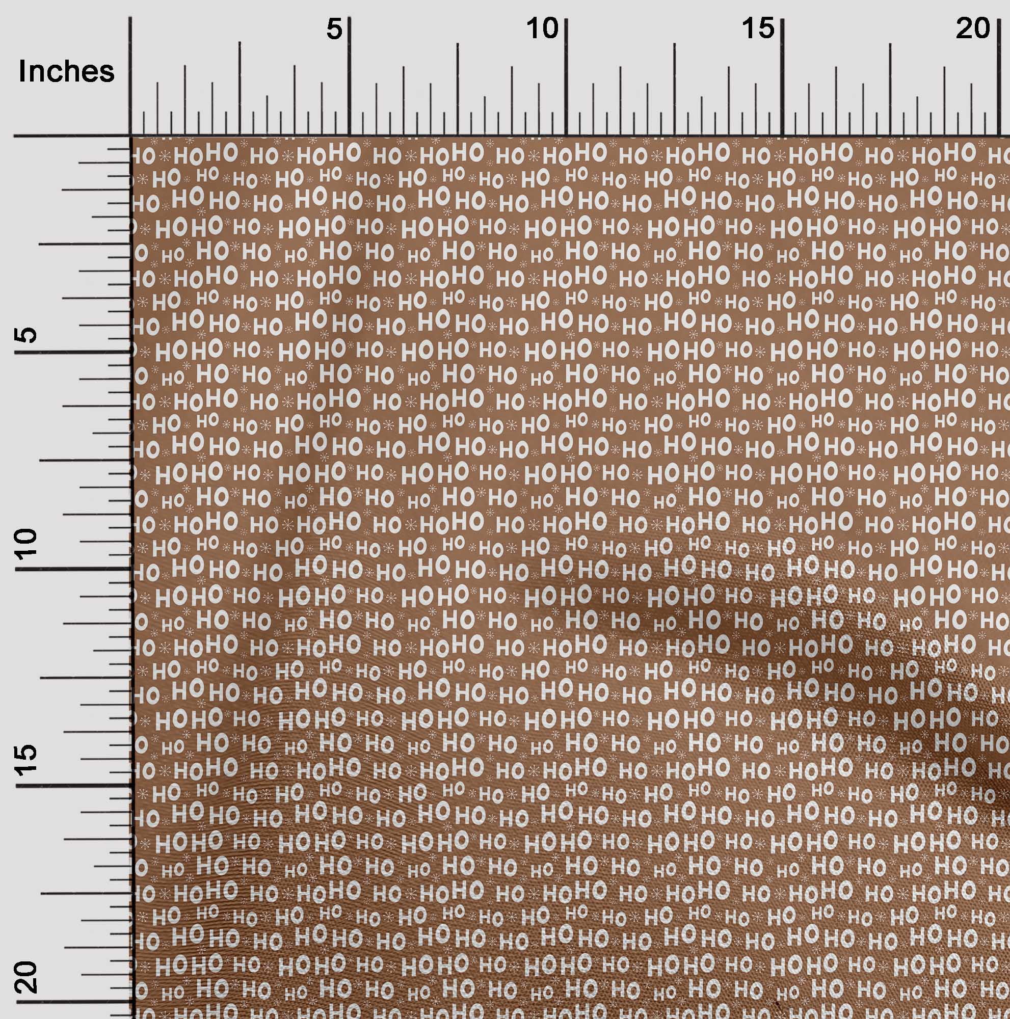 oneOone Cotton Jersey Brown Fabric Christmas Diy Clothing Quilting Fabric Print Fabric By Yard 58 Inch Wide