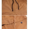 thumbnail image 3 of Men's Casual Cargo Pants Elastic Waist Gym Workout Athletic Sport Joggers (Khaki, 34x32), 3 of 3
