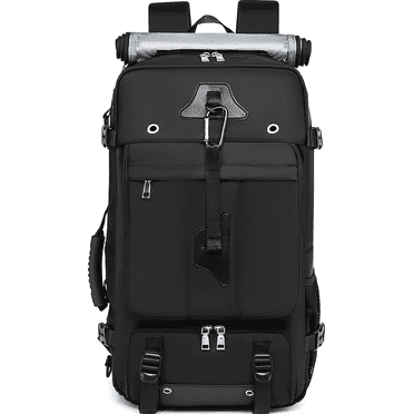 Travel Backpack 50L New Premium - Unisex Extra Large Laptop Backpack for Hiking, Climbing & Business Trips, Waterproof, Black
