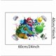 thumbnail image 5 of 3D Wall Stickers for Boys and Girls Bedroom Living Room Hotel Decoration Self-Adhesive Wall Stickers Size: (40X60cm), 5 of 5