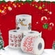 thumbnail image 2 of NEW Christmas Pattern Series Roll Paper Christmas Decorations Prints cute Toilet Paper Christmas Decorations For Home HOT, 2 of 5
