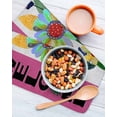 thumbnail image 3 of Spring Daisy Kitchen Dish Towels for Drying Dishes Set of 3, Pink Modern Abstract Art Dots Floral Waffle Weave Microfiber Hand Tea Bathroom Towels Quick Dry & Absorbent Towel 12x12, 3 of 7