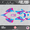 Cyan-magenta, variant on Kalair GFX Graphics Kit for Honda CRF150F (2003-2007) Evader Series