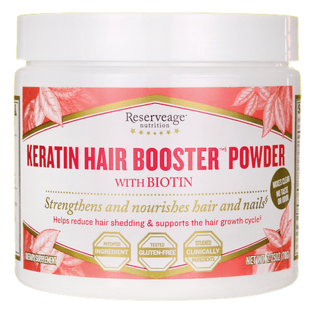 Reserveage Nutrition Keratin Hair Booster Powder with Biotin 2.75 oz Pwdr Reserveage Nutrition Keratin Hair Booster Powder with Biotin 2.75 oz Pwdr