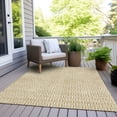 thumbnail image 6 of Addison Rugs Chantille Indoor/Outdoor Transitional Geometric Gold Washable Rectangle Rug, 9' x 12', 6 of 6