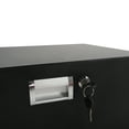 thumbnail image 6 of 19" DJ Drawer Equipment 4U Steel Cabinet with Keys, Black, 6 of 8